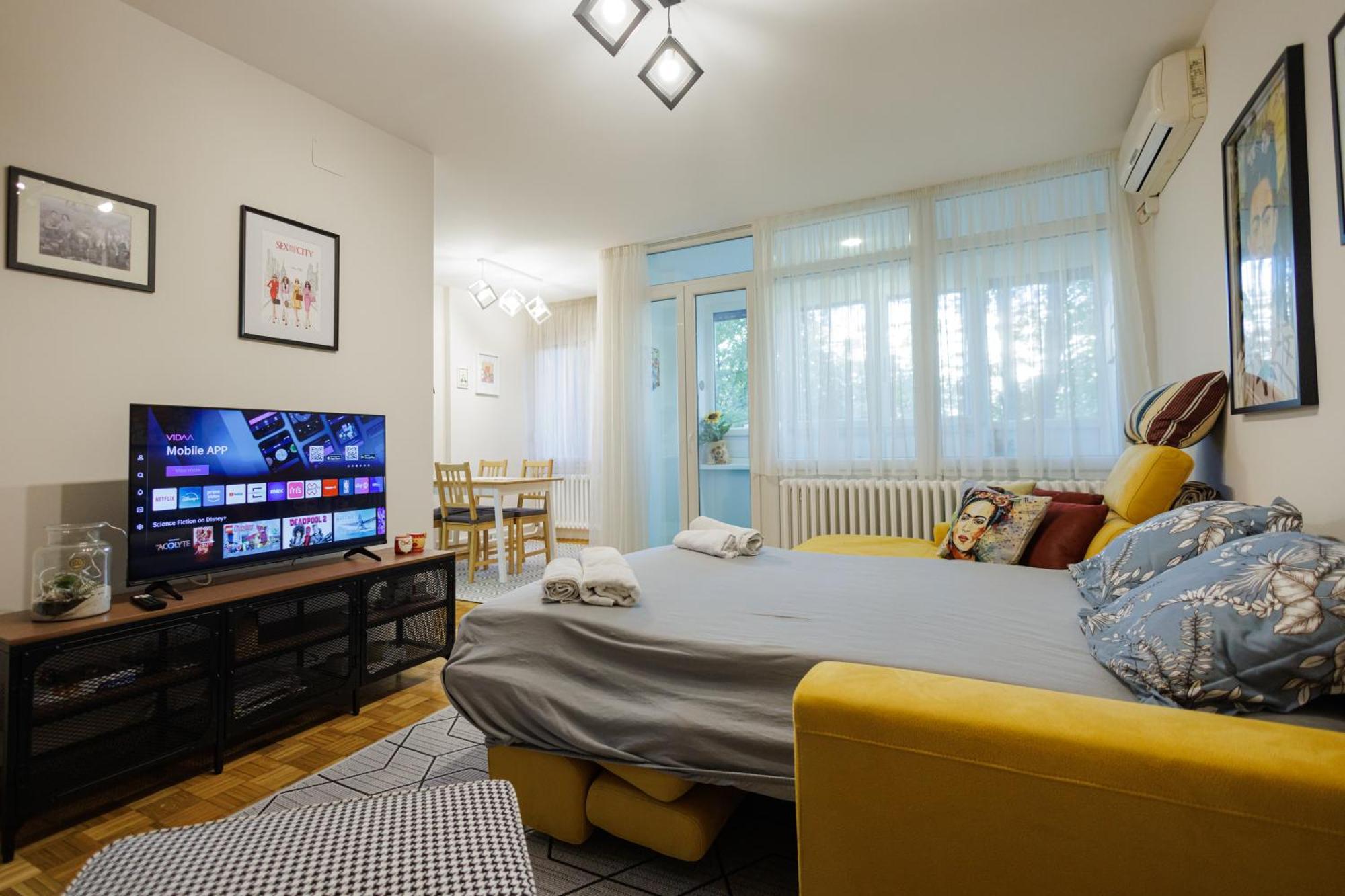 Sava Centar 1-Bedroom Apartments In The Heart Of New Beograd Eksteriør bilde